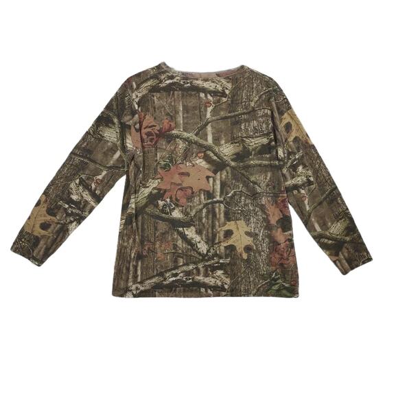 MOSSY OAK Women's XL Break Up Infinity Camo Long Sleeve T-Shirt Hunting Camping - Picture 2 of 5